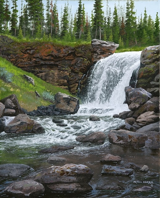 Moose Falls #4 by artell harris