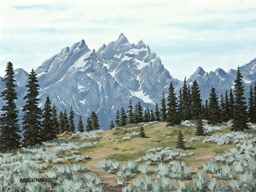 Teton Meadow by artell harris