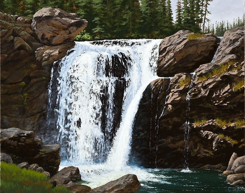 Moose Falls #3 by artell harris